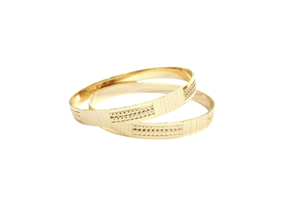 Gold Plated | CNC Bangles